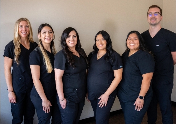 Mesquite Dental Suite | six members of our dental team posing for a picture